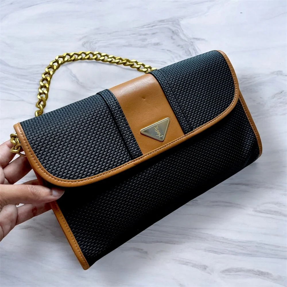 Sale! YSL Yves Saint Laurent Clutch Shoulder Bag ✨ - Picture 4 of 16
